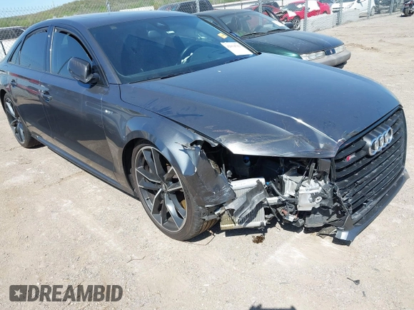 2016 Audi S8 Plus with VIN WUAJ5AFD2GN900596, listed as a IAAI auction lot 42014762 with 1 mi miles. Bid and sale history available at carsss.com. Image 1.