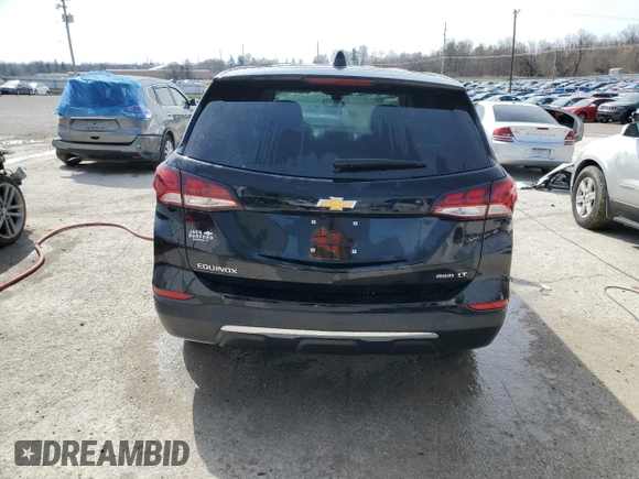 2023 Chevrolet Equinox LT with VIN 3GNAXTEG2PL259908, listed as a Copart auction lot 48531345 with 14,671 mi miles and Salvage title. Bid and sale history available at DreamBid. Image 6.
