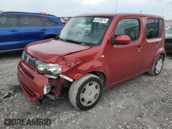 2014 Nissan Cube SL z VIN JN8AZ2KR1ET350071, wystawiony jako Copart lot #61520674 z przebiegiem Nie podano mil oraz Szkoda całkowita • Salvage title. Historia ofert i sprzedaży dostępna na DreamBid. Obrazek 1.