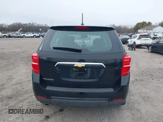 2017 Chevrolet Equinox LS with VIN 2GNALBEK6H1587846, listed as a IAAI auction lot 41612435 with 58,397 mi miles. Bid and sale history available at carsss.com. Image 16.