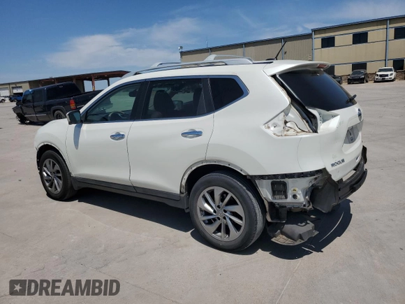 2015 Nissan Rogue SL with VIN 5N1AT2MV9FC792830, listed as a Copart auction lot 52636015 with 122,477 mi miles and Salvage Title. Bid and sale history available at carsss.com. Image 2.