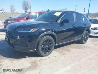 2023 Honda HR-V Sport with VIN 3CZRZ2H58PM717238, listed as a IAAI auction lot 41742488 with 28,108 mi miles. Bid and sale history available at carsss.com. Image 2.