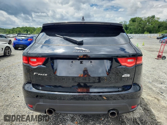 2017 Jaguar F-Pace 35t Premium with VIN SADCJ2BV5HA069243, listed as a Copart auction lot 63555645 with 98,909 mi miles and Salvage title. Bid and sale history available at DreamBid. Image 6.