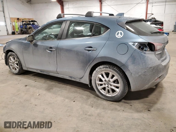 2014 Mazda 3 i Grand Touring with VIN JM1BM1M71E1216354, listed as a Copart auction lot 42301285 with 124,873 mi miles and Salvage Title. Bid and sale history available at DreamBid. Image 2.