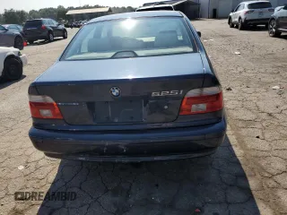 2002 BMW 5 Series 525iA with VIN WBADT43402GZ95367, listed as a Copart auction lot 68072334 with 167,537 mi miles and Salvage Title. Bid and sale history available at carsss.com. Image 6.