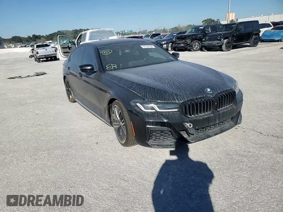2022 BMW 5 Series M550i xDrive z VIN WBA13BK02NCH74485, wystawiony jako Copart lot #78734134 z przebiegiem 35 332 mil mil oraz Szkoda całkowita • Salvage title. Historia ofert i sprzedaży dostępna na DreamBid. Obrazek 11.