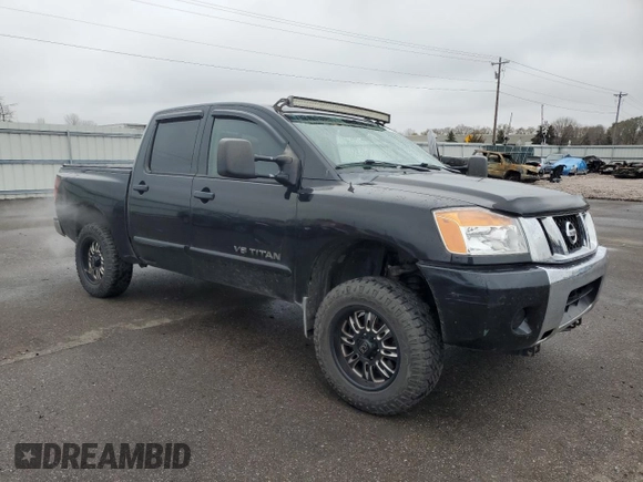 2014 Nissan Titan Pro-4X with VIN 1N6AA0EC3EN514744, listed as a Copart auction lot 80469314 with 191,780 mi miles and Salvage title. Bid and sale history available at DreamBid. Image 4.