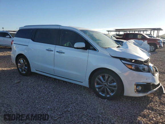 2018 Kia Sedona SX-L with VIN KNDME5C19J6399669, listed as a Copart auction lot 72073194 with 60,657 mi miles and Salvage Title. Bid and sale history available at DreamBid. Image 4.