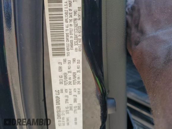 2012 Ram 1500 Express with VIN 3C6JD6AT1CG162778, listed as a Copart auction lot 59960355 with 94,441 mi miles and Salvage title. Bid and sale history available at DreamBid. Image 12.