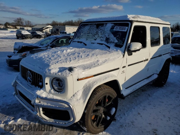 2022 Mercedes-Benz G with VIN W1NYC7HJ0NX458788, listed as a Copart auction lot 85795504 with Not Provided miles and Salvage Title. Bid and sale history available at carsss.com. Image 1.