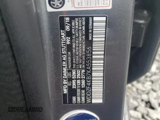 2019 Mercedes-Benz E 300 with VIN WDDZF4KB7KA553856, listed as a Copart auction lot 61025735 with 59,001 mi miles and Salvage title. Bid and sale history available at DreamBid. Image 12.