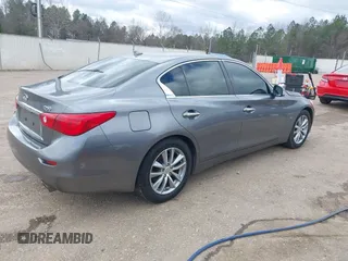 2014 Infiniti Q50 Sport with VIN JN1BV7AP5EM676199, listed as a IAAI auction lot 41721851 with 133,082 mi miles and . Bid and sale history available at DreamBid. Image 4.