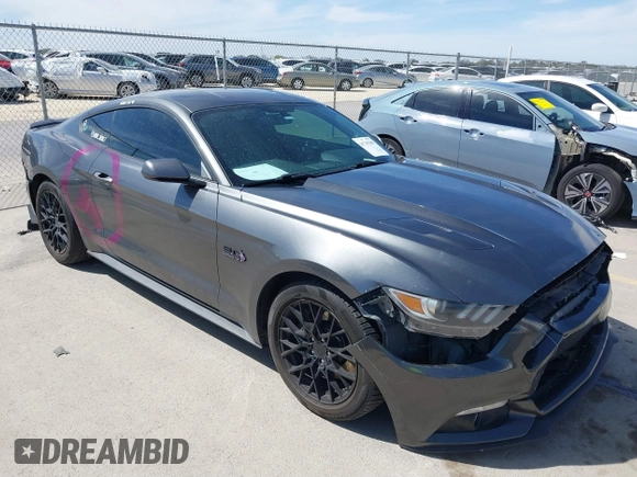 2015 Ford Mustang GT with VIN 1FA6P8CF4F5417899, listed as a IAAI auction lot 41816488 with 128,372 mi miles and . Bid and sale history available at carsss.com. Image 1.