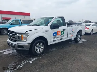 2019 Ford F-150 XL with VIN 1FTMF1C53KKD08509, listed as a IAAI auction lot 41742988 with 98,470 mi miles. Bid and sale history available at carsss.com. Image 17.