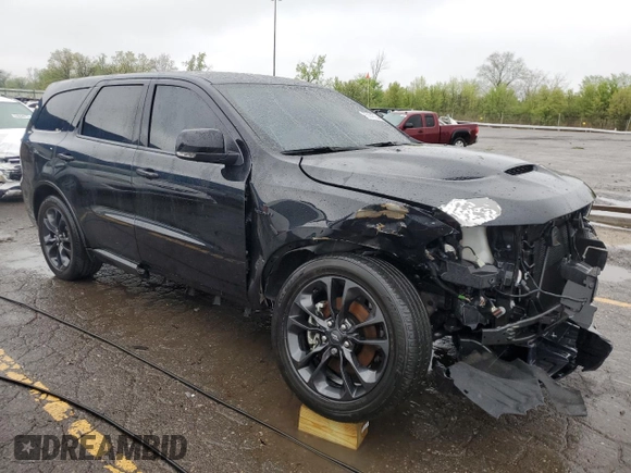 2022 Dodge Durango R/T Plus with VIN 1C4SDJCT5NC209412, listed as a Copart auction lot 55654595 with 25,618 mi miles and Salvage title. Bid and sale history available at DreamBid. Image 4.