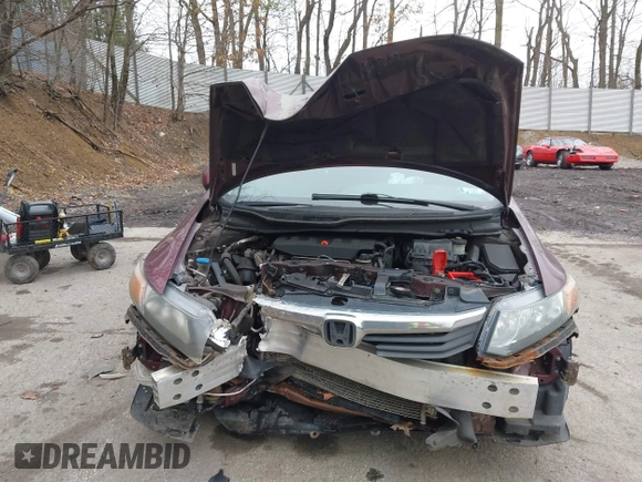 2012 Honda Civic EX with VIN 2HGFB2F83CH543244, listed as a IAAI auction lot 42009226 with 106,175 mi miles and . Bid and sale history available at DreamBid. Image 6.
