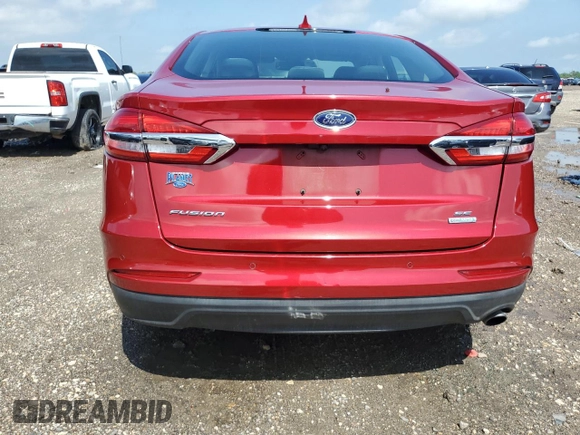 2020 Ford Fusion SE with VIN 3FA6P0HD0LR180779, listed as a Copart auction lot 50890115 with 54,236 mi miles and Salvage Title. Bid and sale history available at DreamBid. Image 6.