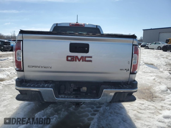 2015 GMC Canyon 4WD SLT with VIN 1GTG6CE31F1243580, listed as a Copart auction lot 47834315 with 87,767 mi miles and Salvage Title. Bid and sale history available at carsss.com. Image 6.
