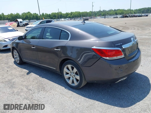 2013 Buick LaCrosse Premium 1 with VIN 1G4GF5E32DF291502, listed as a IAAI auction lot 42428495 with Not provided miles and . Bid and sale history available at DreamBid. Image 3.