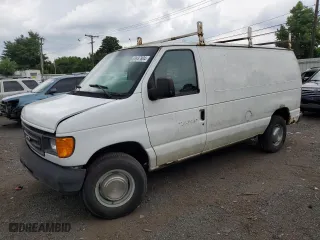 2006 Ford Econoline Cargo Van with VIN 1FTNE24W76HA52642, listed as a Copart auction lot 63937804 with 219,007 mi miles and Clean Title. Bid and sale history available at carsss.com. Image 1.