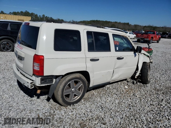 2007 Jeep Patriot Sport with VIN 1J8FT28W07D398750, listed as a Copart auction lot 44977885 with 212,185 mi miles and Non Repairable. Bid and sale history available at DreamBid. Image 3.