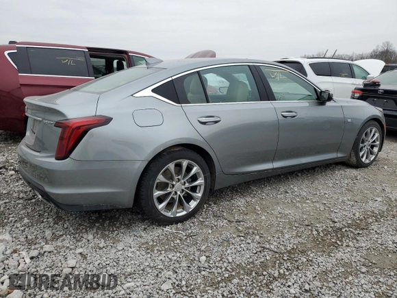 2023 Cadillac CT5 Premium Luxury with VIN 1G6DN5RK4P0123799, listed as a Copart auction lot 41427475 with Not provided miles and Non repairable. Bid and sale history available at DreamBid. Image 3.