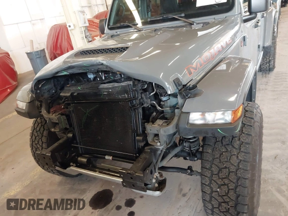 2021 Jeep Gladiator Mojave with VIN 1C6JJTEG1ML596109, listed as a IAAI auction lot 41783913 with 71,112 mi miles and . Bid and sale history available at DreamBid. Image 18.