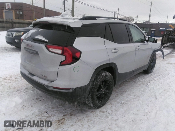 2022 GMC Terrain AT4 with VIN 3GKALYEV8NL238692, listed as a IAAI auction lot 41600473 with 35,768 mi miles and . Bid and sale history available at DreamBid. Image 4.