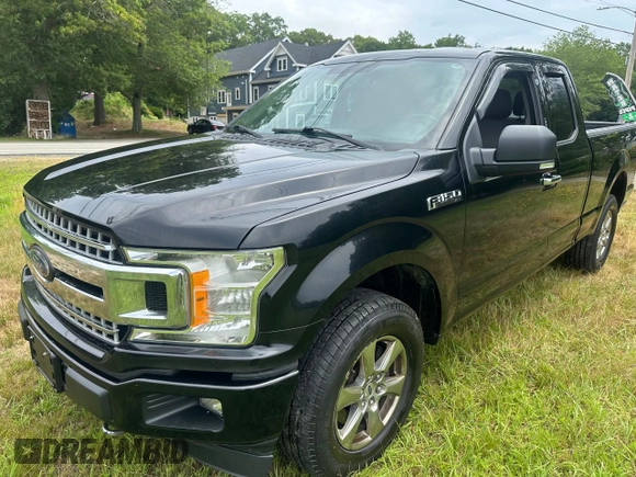 2018 Ford F-150 XL z VIN 1FTFX1E5XJFA79594, wystawiony jako Copart lot #65503505 z przebiegiem 158 280 mil mil oraz Czysty tytuł • Clean title. Historia ofert i sprzedaży dostępna na DreamBid. Obrazek 2.