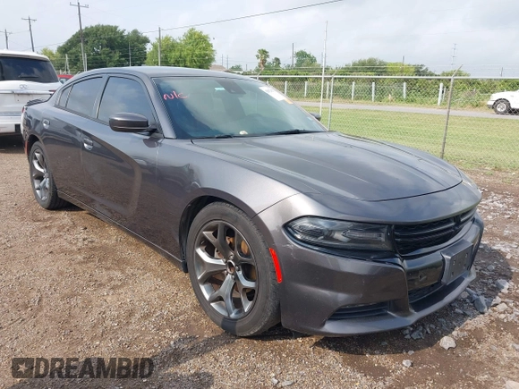 2015 Dodge Charger SXT with VIN 2C3CDXHG7FH886502, listed as a IAAI auction lot 42072027 with 105,034 mi miles and . Bid and sale history available at DreamBid. Image 1.