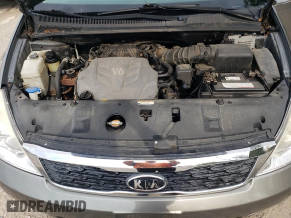 2012 Kia Sedona LX with VIN KNDMG4C77C6449626, listed as a Copart auction lot 70522954 with 0 mi miles and Clean Title. Bid and sale history available at carsss.com. Image 12.