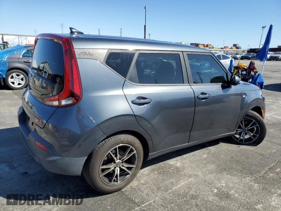 2020 Kia Soul S with VIN KNDJ23AUXL7716918, listed as a Copart auction lot 48226025 with 65,249 mi miles and Salvage Title. Bid and sale history available at DreamBid. Image 3.