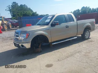 2013 Ford F-150 XL with VIN 1FTEX1CMXDFC62133, listed as a IAAI auction lot 42567537 with 132,668 mi miles and . Bid and sale history available at DreamBid. Image 2.