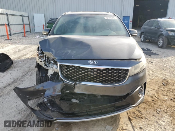 2015 Kia Sedona SX-L with VIN KNDME5C1XF6020296, listed as a Copart auction lot 42625245 with 153,028 mi miles and Salvage Title. Bid and sale history available at DreamBid. Image 5.