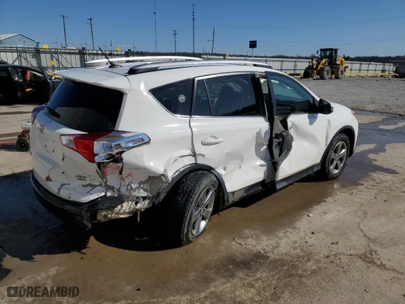 2015 Toyota RAV4 XLE with VIN 2T3RFREV6FW287377, listed as a Copart auction lot 48483805 with 146,533 mi miles and Salvage Title. Bid and sale history available at carsss.com. Image 3.
