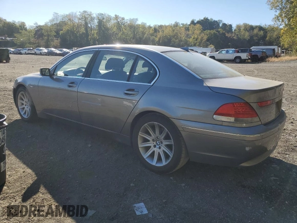 2003 BMW 7 Series 745Li with VIN WBAGN63453DR08973, listed as a Copart auction lot 75777224 with 150,370 mi miles and Salvage Title. Bid and sale history available at carsss.com. Image 2.