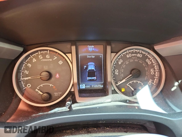 2017 Toyota Tacoma SR5 with VIN 3TMAZ5CNXHM044286, listed as a Copart auction lot 61455145 with 112,079 mi miles and Salvage title. Bid and sale history available at DreamBid. Image 9.