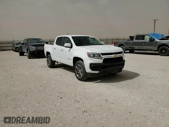 2021 Chevrolet Colorado 2WD Work Truck with VIN 1GCGSBEN6M1187687, listed as a Copart auction lot 47236795 with 27,107 mi miles and Salvage title. Bid and sale history available at DreamBid. Image 10.