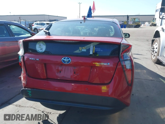 2017 Toyota Prius Two with VIN JTDKBRFU7H3566703, listed as a IAAI auction lot 41937815 with 85,354 mi miles and . Bid and sale history available at carsss.com. Image 16.