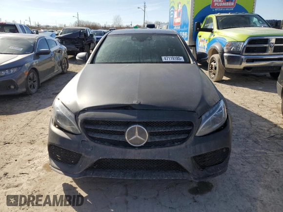 2015 Mercedes-Benz C-Class C 300 Luxury with VIN 55SWF4KB0FU012463, listed as a Copart auction lot 47119185 with 140,170 mi miles and Salvage Title. Bid and sale history available at carsss.com. Image 5.