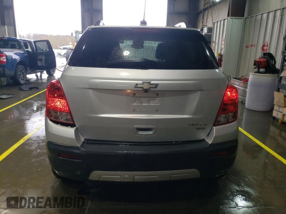 2016 Chevrolet Trax LT with VIN 3GNCJPSB4GL164969, listed as a Copart auction lot 51290065 with 124,355 mi miles and Salvage Title. Bid and sale history available at carsss.com. Image 6.