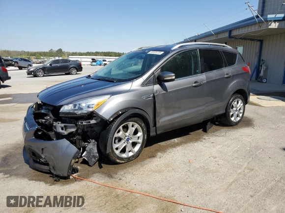 2014 Ford Escape Titanium with VIN 1FMCU0JX9EUE50691, listed as a Copart auction lot 50328735 with 78,696 mi miles and Salvage Title. Bid and sale history available at carsss.com. Image 1.