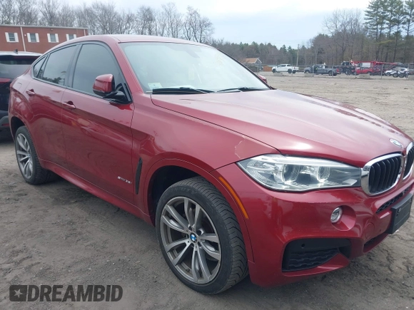 2016 BMW X6 sDrive35i with VIN 5UXKU0C52G0F93330, listed as a IAAI auction lot 41899939 with 126,404 mi miles. Bid and sale history available at carsss.com. Image 1.