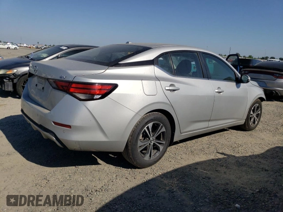 2023 Nissan Sentra SV z VIN 3N1AB8CV2PY296680, wystawiony jako Copart lot #56061875 z przebiegiem 40 503 mil mil oraz Szkoda całkowita • Salvage title. Historia ofert i sprzedaży dostępna na DreamBid. Obrazek 3.