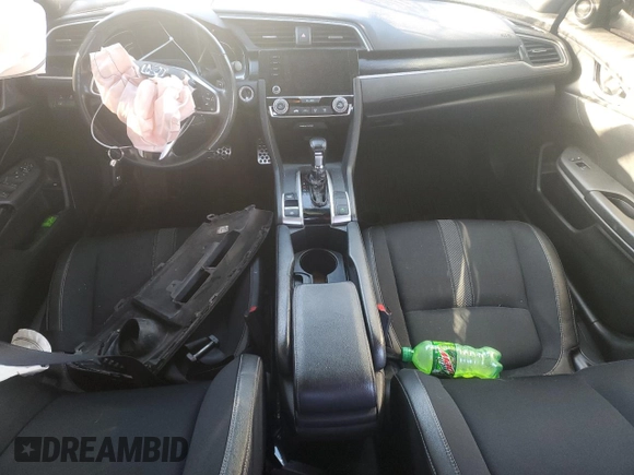 2019 Honda Civic Sport with VIN 2HGFC2F88KH531232, listed as a Copart auction lot 88902895 with 124,757 mi miles and Salvage Title. Bid and sale history available at DreamBid. Image 8.