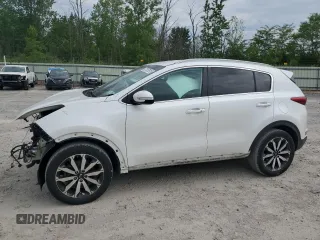 2018 Kia Sportage EX with VIN KNDPN3AC9J7310179, listed as a Copart auction lot 61767815 with 77,541 mi miles and Salvage title. Bid and sale history available at DreamBid. Image 1.