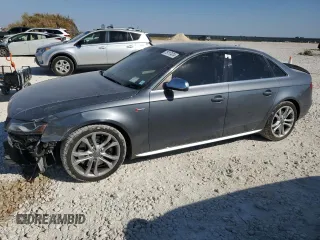 2012 Audi S4 Premium Plus with VIN WAUBGAFL9CA114960, listed as a Copart auction lot 75117474 with 106,722 mi miles and Salvage Title. Bid and sale history available at carsss.com. Image 1.