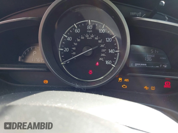 2018 Mazda 3 Touring with VIN 3MZBN1V34JM208669, listed as a IAAI auction lot 41834164 with 117,639 mi miles. Bid and sale history available at carsss.com. Image 7.