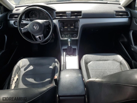 2012 Volkswagen Passat SE with VIN 1VWBP7A37CC012443, listed as a Copart auction lot 47641885 with 191,843 mi miles and Salvage Title. Bid and sale history available at carsss.com. Image 8.