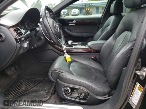 2015 Audi A8 4.0T with VIN WAU32AFD6FN013982, listed as a Copart auction lot 58122294 with 100,981 mi miles and Clean title. Bid and sale history available at DreamBid. Image 7.
